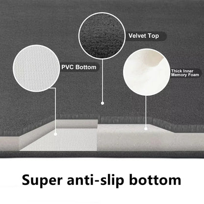 Non-Slip Bath Mat - Quick-Drying and Hygienic