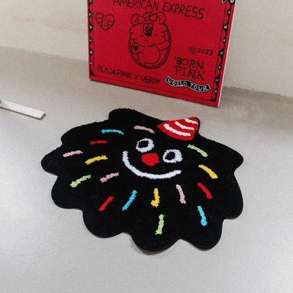 Monster Black Mat for Exercise and Yoga
