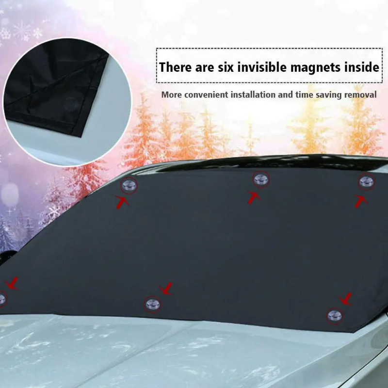Magnetic Car Windshield Cover – Frost and UV Protection for All Seasons