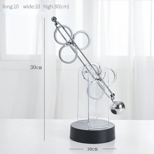 Spinning Perpetual Motion Pendulum Decorative Accent
