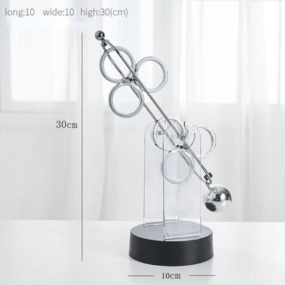 Spinning Perpetual Motion Pendulum Decorative Accent