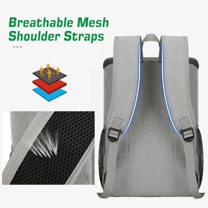 30L Insulated Cooler Backpack - Spacious, Comfortable & Leakproof