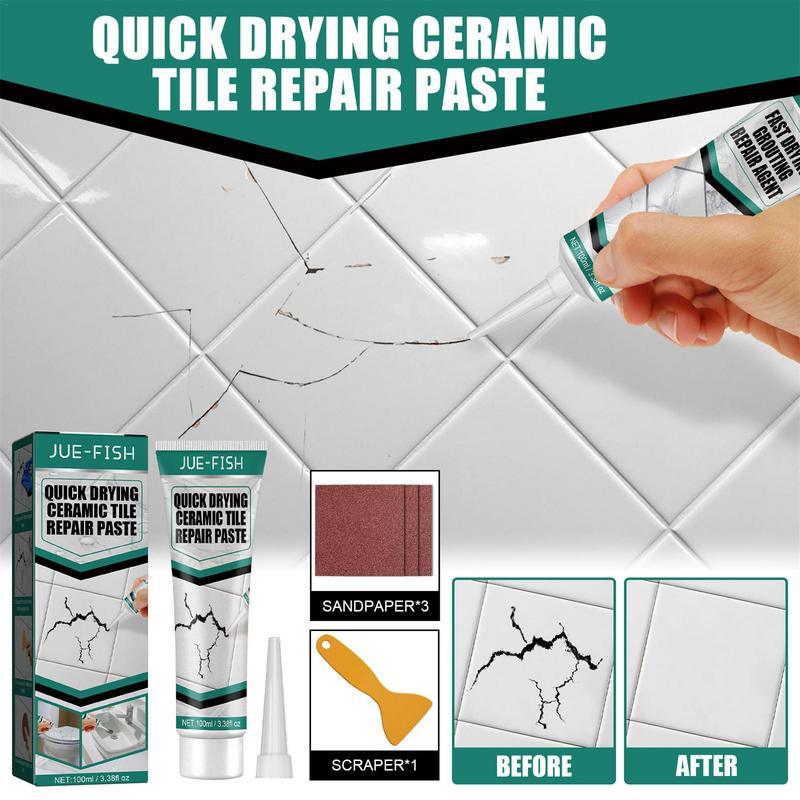 Tile Repair Paste for Cracks & Scratches - Ceramic & Marble - 100 ml
