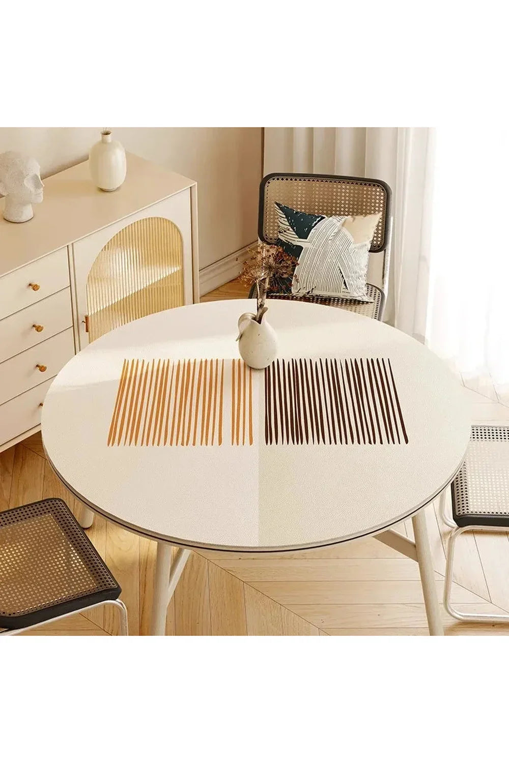 Round Table Cover for Dining - Circular Tablecloth