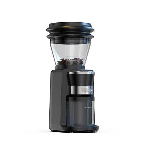 Electric Coffee Grinder with 34 Grind Options, Flat Burr for Precision