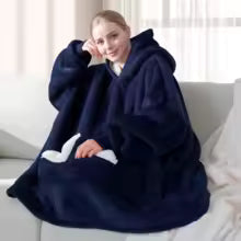 CozyWear Blanket Hoodie – Plush Oversized Fleece Sweatshirt