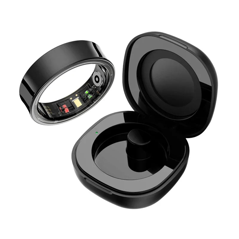 Health Monitoring Ring - Heart Rate, SpO₂, Skin Temperature, Sleep & Fitness Tracker - Waterproof