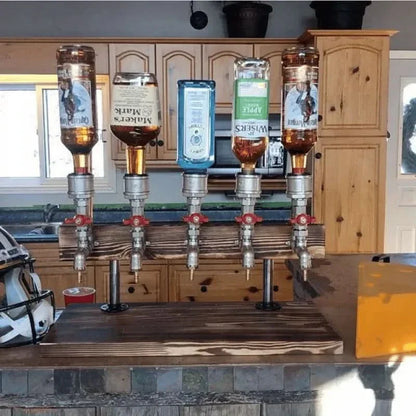 Wooden Drink Dispenser – 5L Beverage Server with Tap