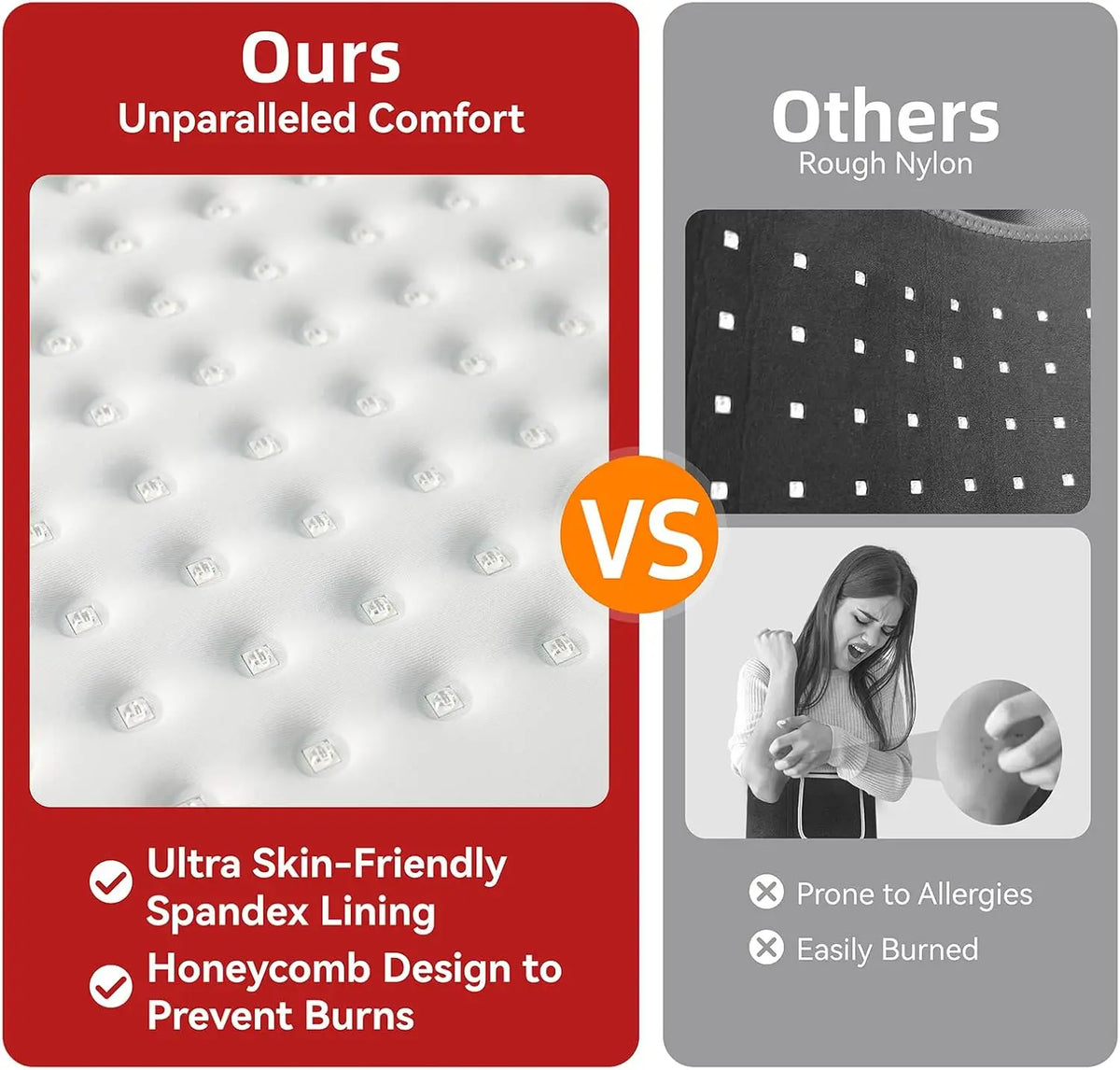 Infrared Light Therapy Wrap for Pain Relief and Muscle Recovery – 660nm & 850nm