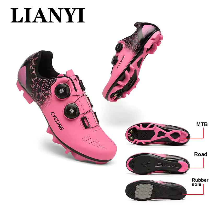 SmartFit Clipless Cycling Shoes for Effortless Pedaling