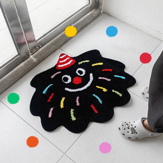 Monster Black Mat for Exercise and Yoga