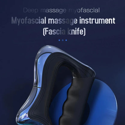 Rechargeable Handheld Muscle Massager with Microcurrent & Vibration – 3 Modes