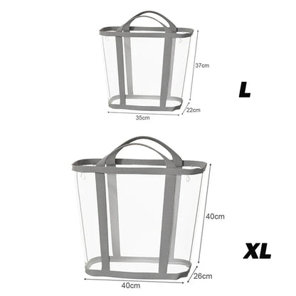 Collapsible Laundry Basket in Air Nylon