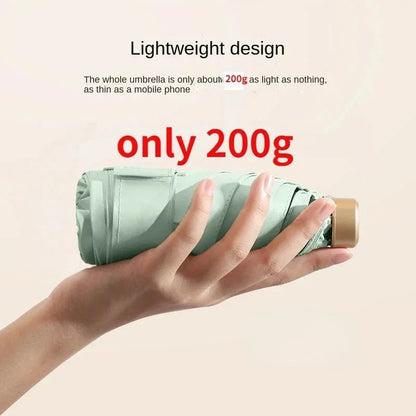 Compact Mini Umbrella | UV Protection & Wind Resistant | Lightweight | 19cm