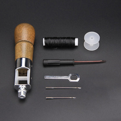 Leather Hand Stitching Awl Kit - Needlework Set [Last Day Discount]