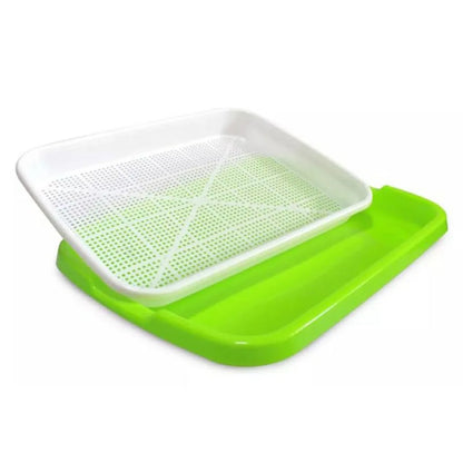 Seed Sprouting Tray – 2-Tier System for Microgreens & Sprouts – BPA-Free Plastic