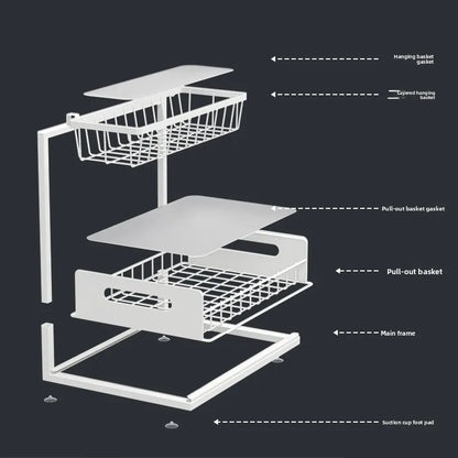 Reinforced Storage Shelf for Sink - AquaStor Model