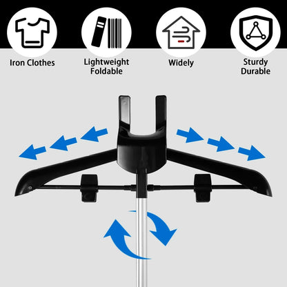 Telescopic Garment Steamer Stand – Adjustable, Foldable, and Portable