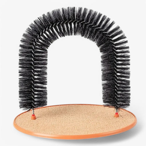 Cat Care Arch with Scratching Mat and Massage Feature