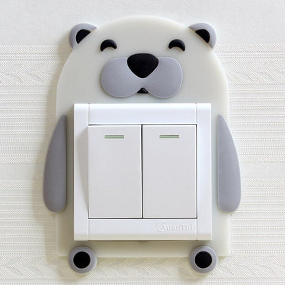 Glow-in-the-Dark Animal-Themed Light Switch Cover