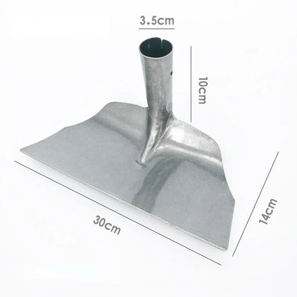 Heavy-Duty Farm Scraper & Snow Shovel | Steel Blade for Manure, Snow & Yard Cleaning