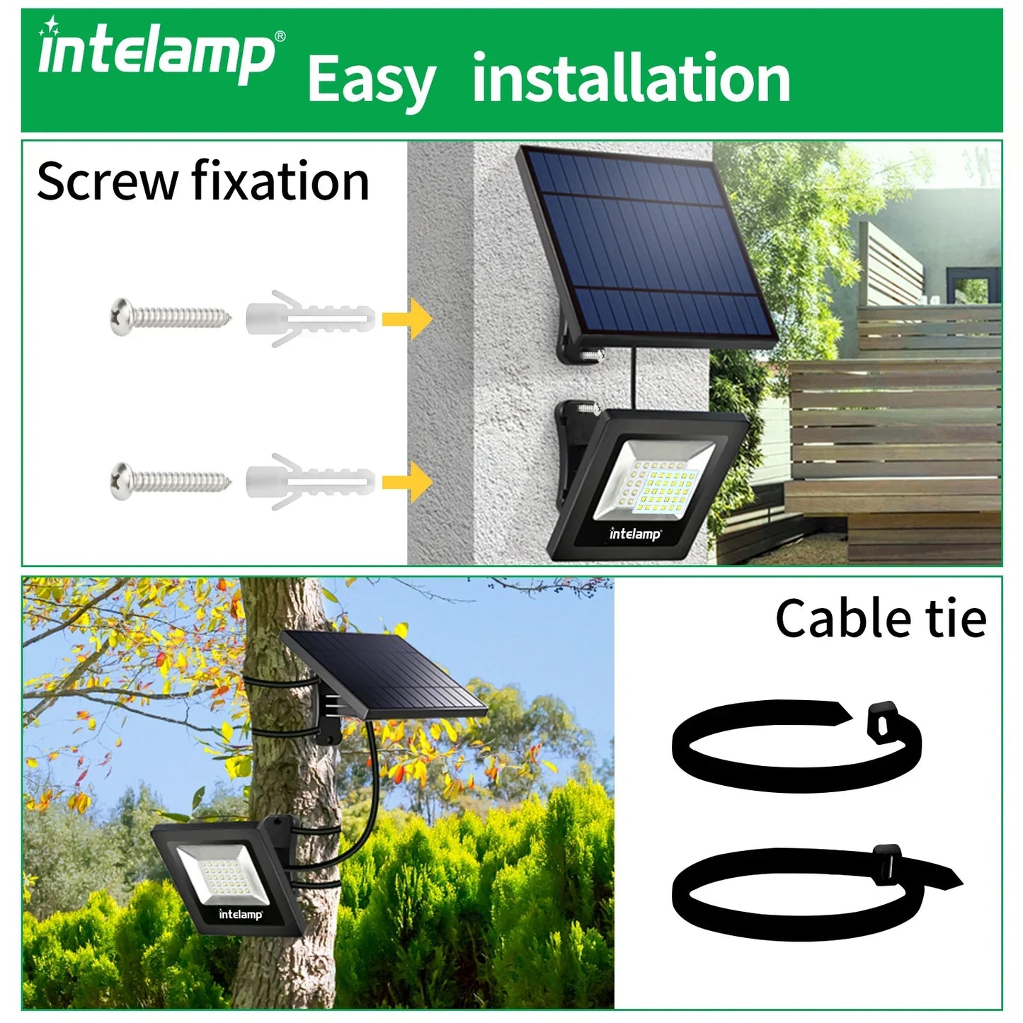 Solar LED Spotlight Set | 1200 Lumens | Pack of 2 | Weatherproof & Adjustable