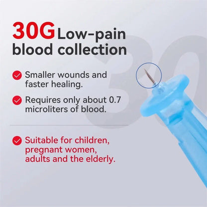 Blood Sugar Test Kit for Home and Travel Use