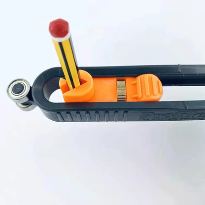 Woodworking Profile Gauge Set with Lockable Adjustable Ruler