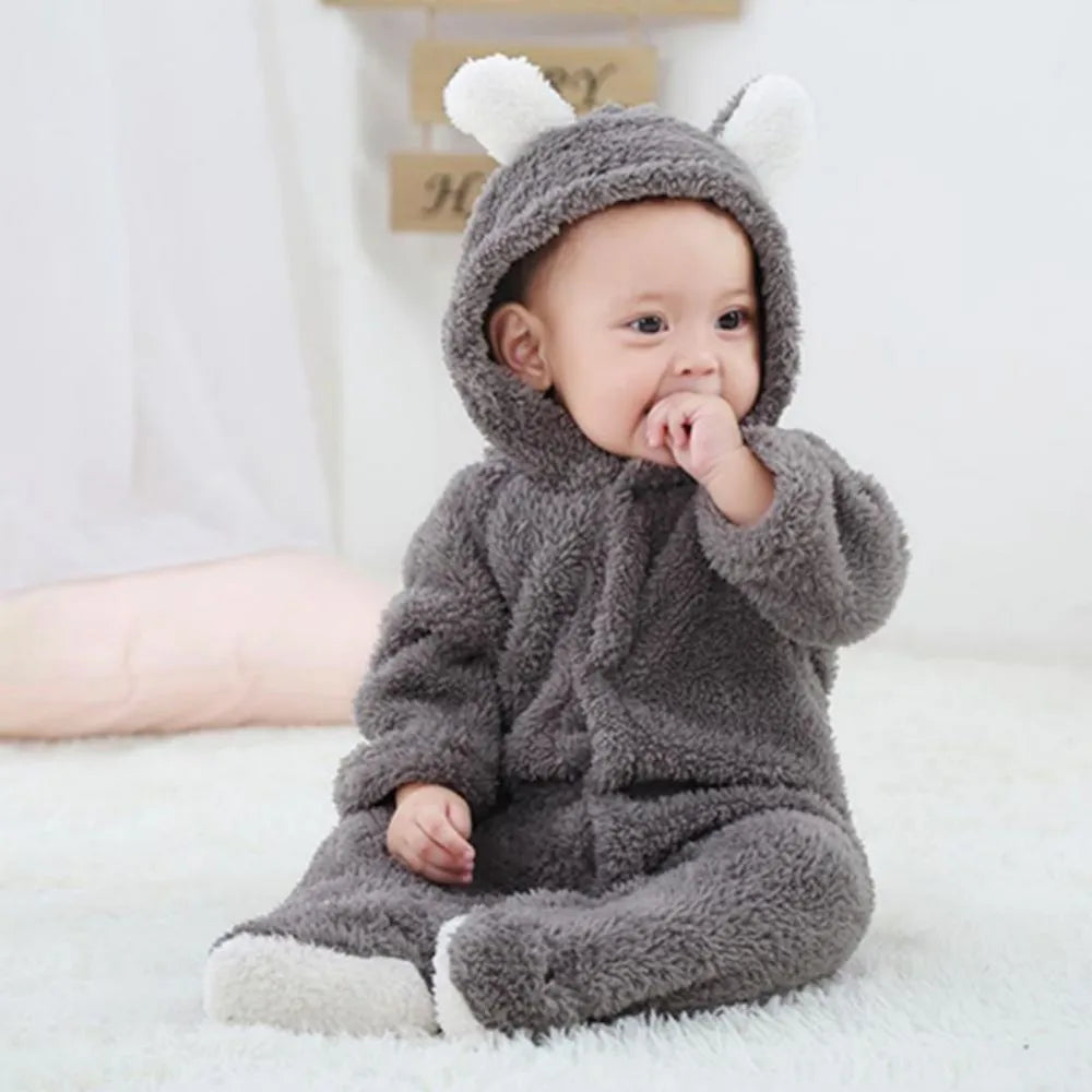 Cozy Fleece Baby Onesie for Newborns