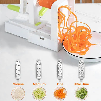 Spiral Cutter & Vegetable Slicer – 5 Functions, Safe & Compact