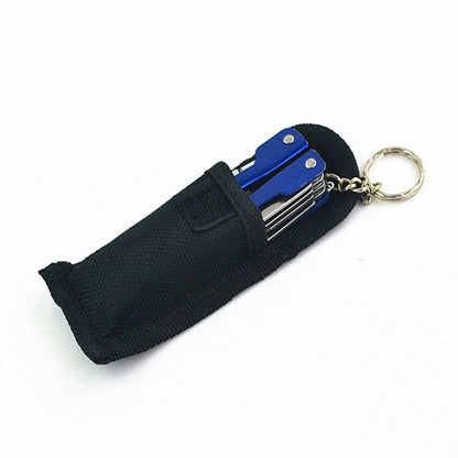 Aluminum Multitool Keychain with 9 Functions for Explorers