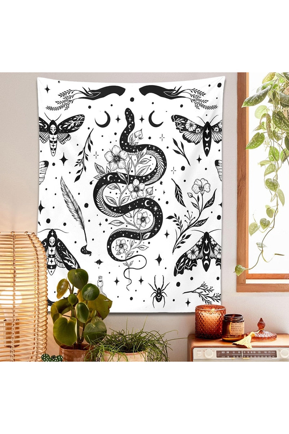 Snake Design Wall Hanging Tapestry