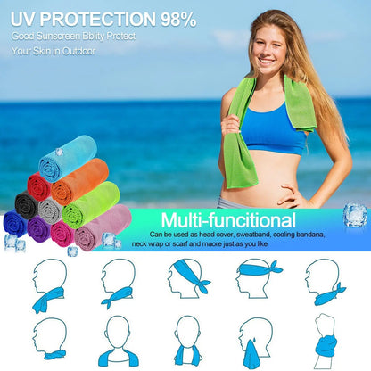 ChillMate Fitness Towel with Fun Dot Design for Active Lifestyles