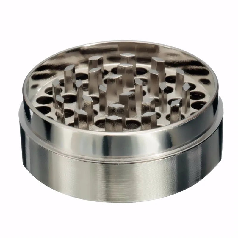 Herb Grinder with Aluminum Body | Diamond-Cut Teeth | 4-Piece with Screen