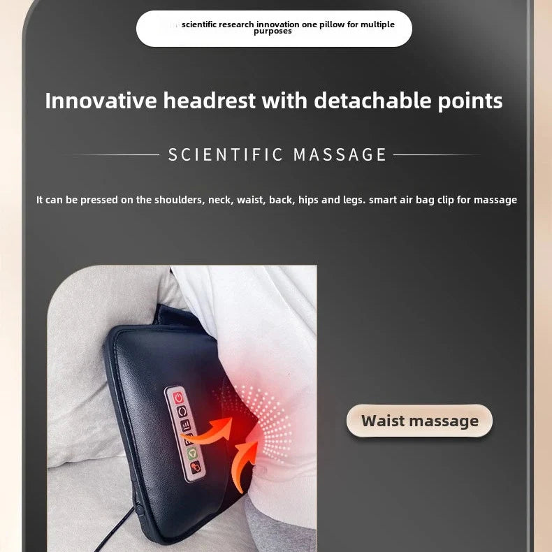 Heat and Air Compression Massage Mat for Full Body Relief with Remote