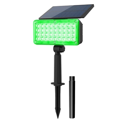 Solar LED Garden Light in Green | Waterproof IP65 | Outdoor Wall & Lawn Lighting