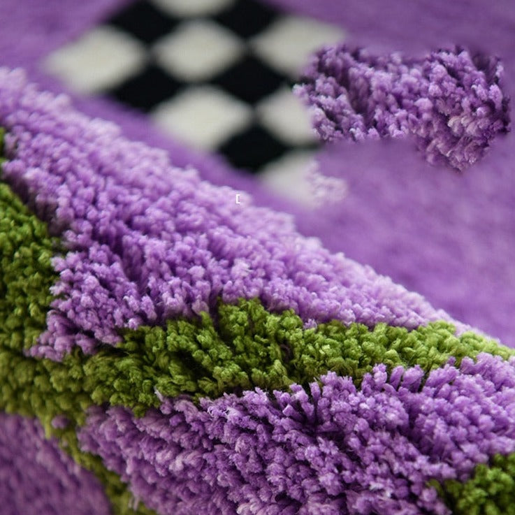 Stylish Abstract Area Rug for Bedroom Décor