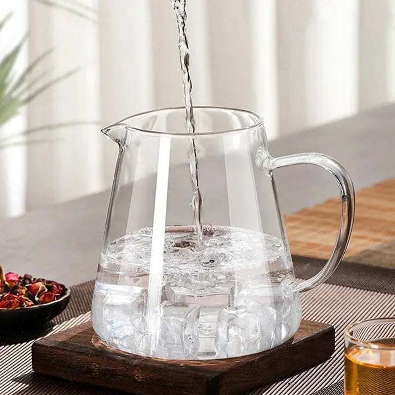 Heat-Resistant Glass Teapot 450ml-950ml with Stainless Steel Infuser for Kung Fu Tea, Puer and Oolong