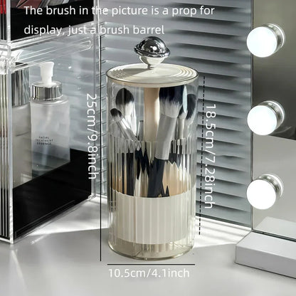 Makeup Brush Organizer with Auto Lift Feature