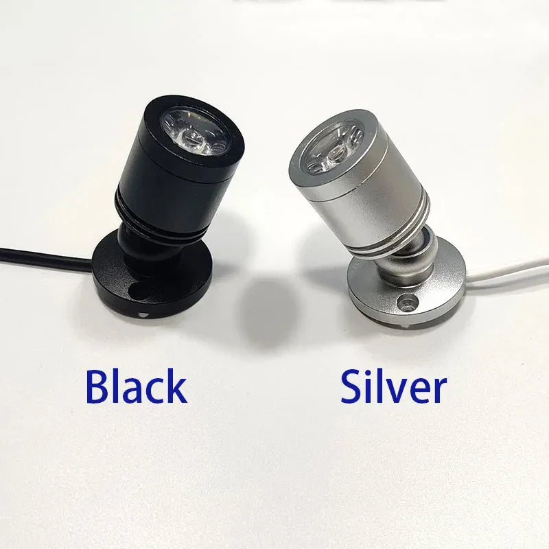 Mini LED Spotlight | USB Powered | 1W/3W | Warm/Cool White | Aluminum