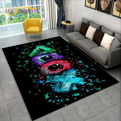 3D Soft Playmat for Kids and Gamers – Gamepad Floor Mat