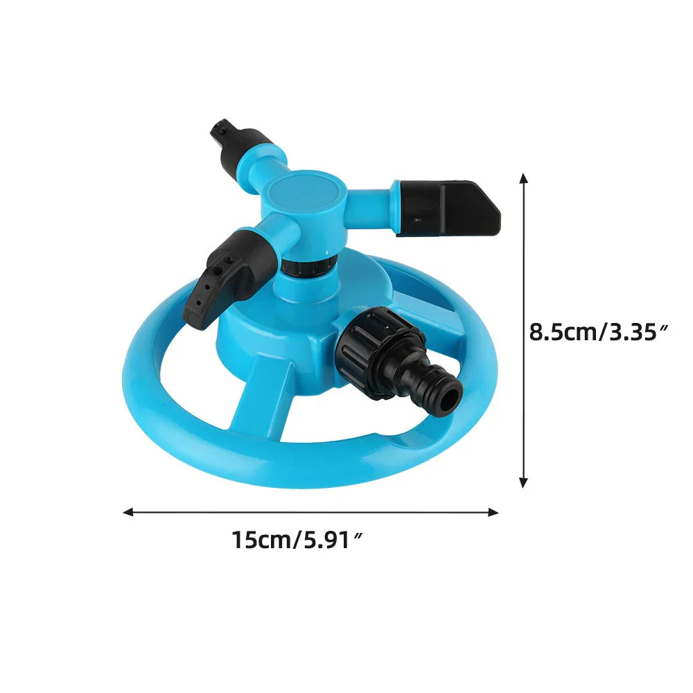 360° Rotating Lawn Sprinkler | Water-Saving & Durable | For Garden & Turf Care