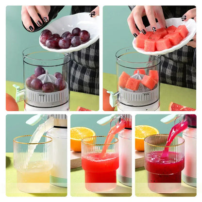 Portable Electric Juice Press | Rechargeable Quick Juice Extractor