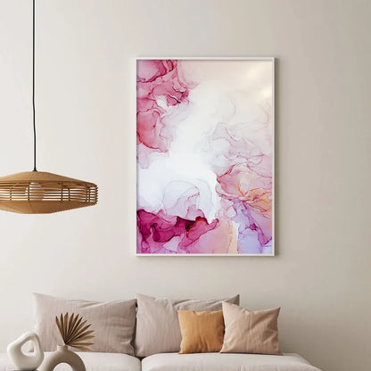 Elegant Blush Marble Canvas Art for Chic Home Spaces