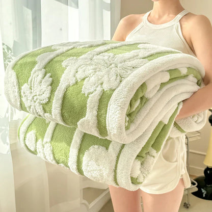 Cozy Cotton Blanket for Fall and Winter 2025 | Soft and Warm for Sofa, Bed, Office