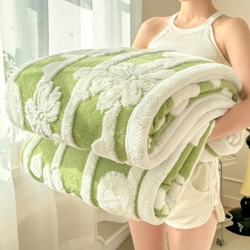 Cozy Cotton Blanket for Fall and Winter 2025 | Soft and Warm for Sofa, Bed, Office