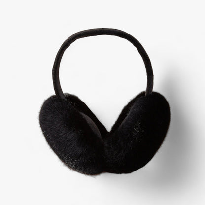 Adjustable Faux Fur Headband – Winter Plush Ear Protectors for Warmth and Style