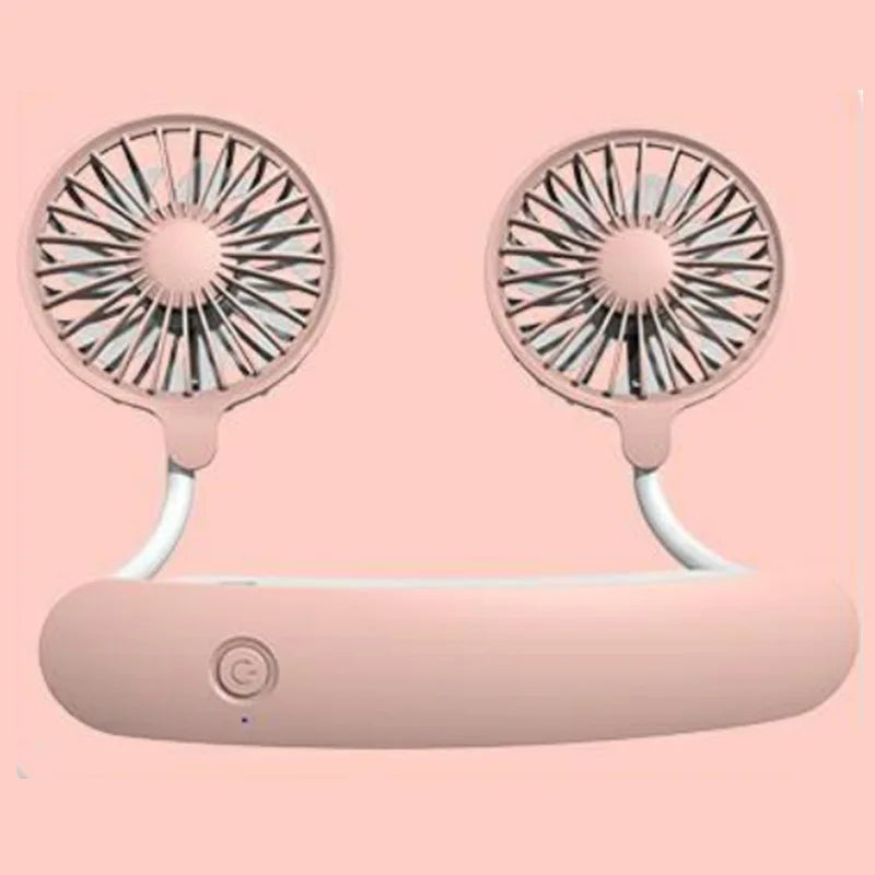 Portable 30 cm Neck Fan | USB Rechargeable Neckband Cooler for Sports, Office & Outdoor