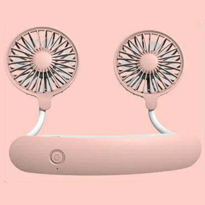 Portable 30 cm Neck Fan | USB Rechargeable Neckband Cooler for Sports, Office & Outdoor