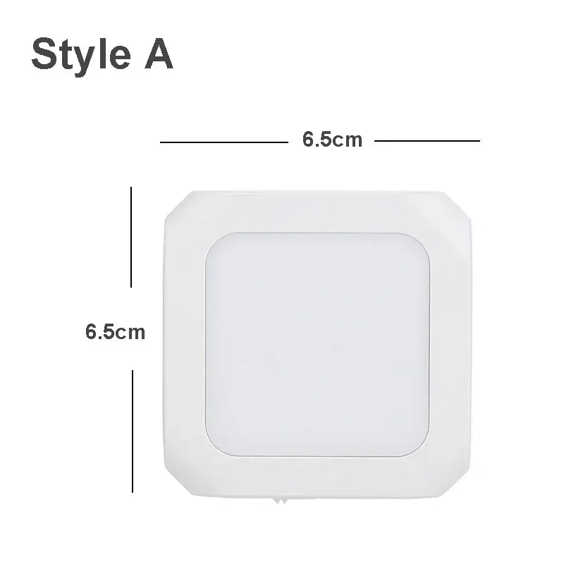 LED Night Light with Motion and Dusk Sensor – Dimmable, Energy Efficient for Bedroom, Hallway & Bathroom – EU Plug